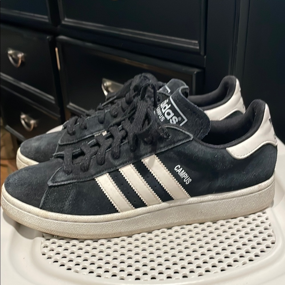 Adidas Campus Black and White Sneakers